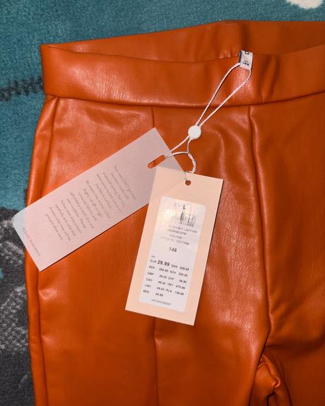 Koženkové legíny v.146 značka only s visačkou, only,140 / 146