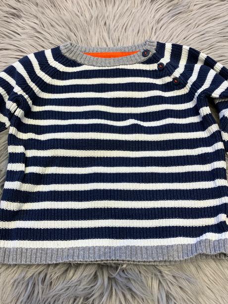 Chlapčenský pásikavý sveter (86), h&m,86