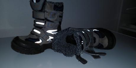 Teplé vysoké topánky veľ. 25, 25