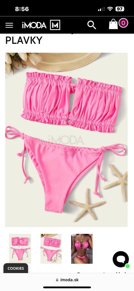 Ružové plavky l, l
