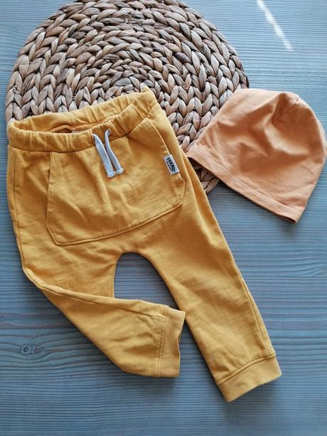 Teplaky h&m 92 + ciapka, h&m,92