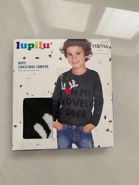 Vianocny sveter-novy, lupilu,110