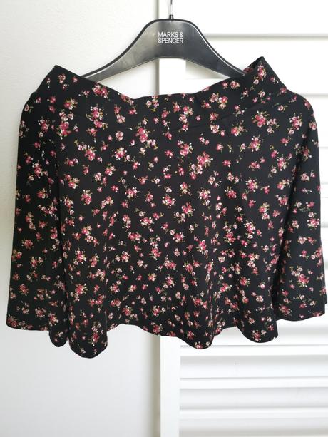 Sukňa kvetovaná, clockhouse,m