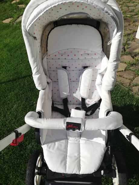 Krásny biely kočík hartan vip xl, hartan,hartan vip xl