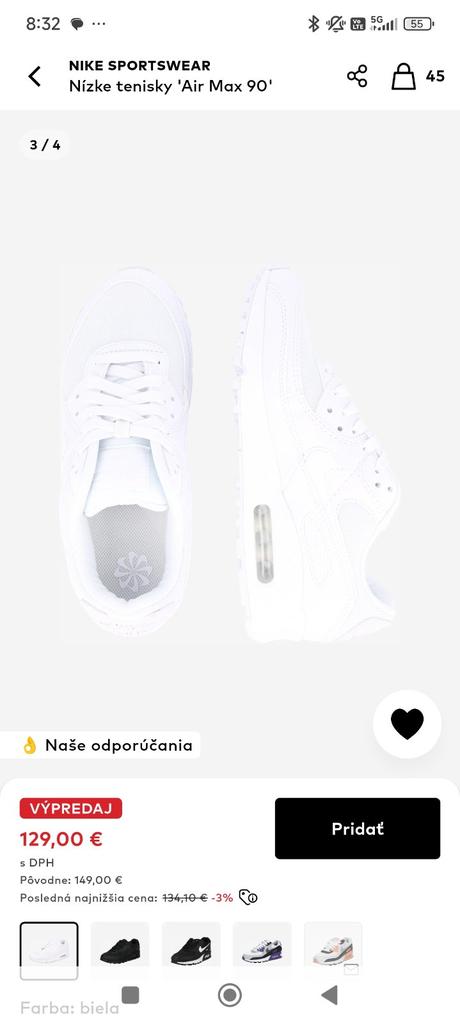 Tenisky nike air max č.37,5, nike,37