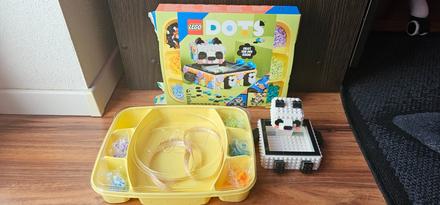 Lego dots krabička - panda s doplnkami, 