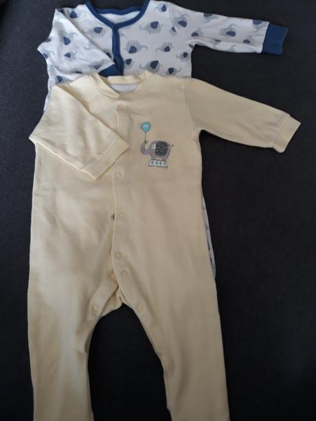 Slonikové pyžamka, primark,68