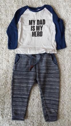 Tricko + teplaky, zara,86