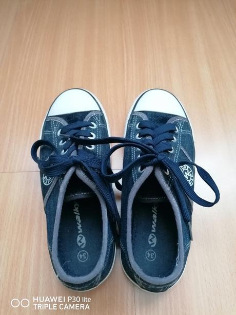 Tenisky jeansového vzhľadu, 34