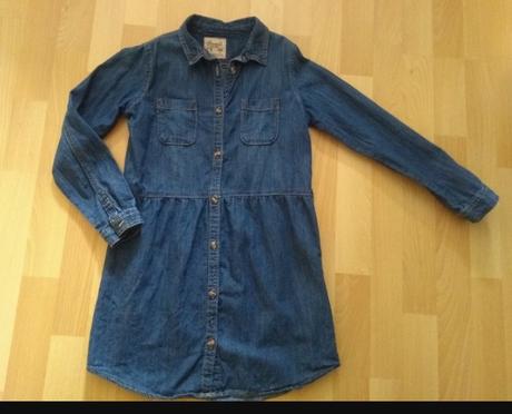 Riflové saty, denim co,134