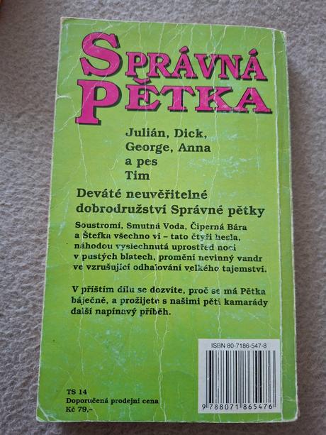 2x správna petka enid blyton c.9 a17,
