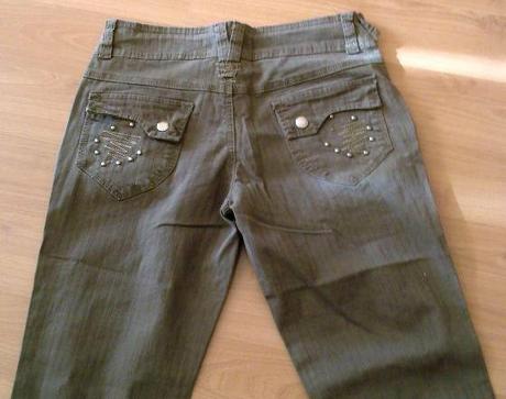 Elastické skinny rifle zn. foglie rosse, m