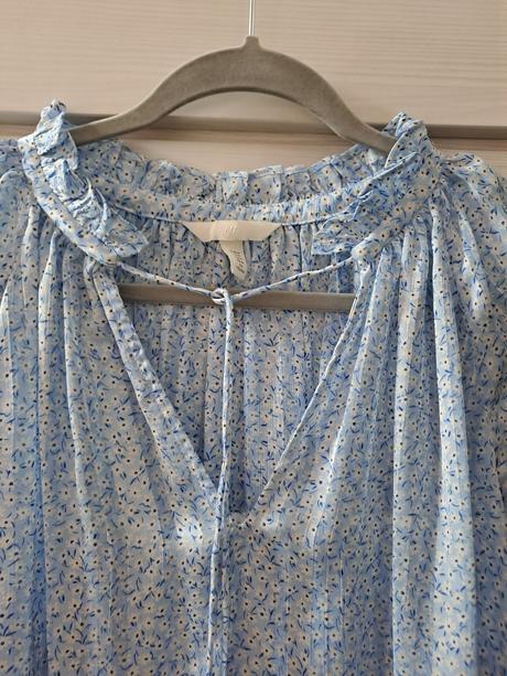 Modrá blúzka hm, h&m,m