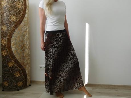Plysovaný tyl suknička dlhá 90 cm,, 36