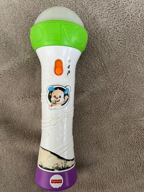 Fisher price detský hrací mikrofón,