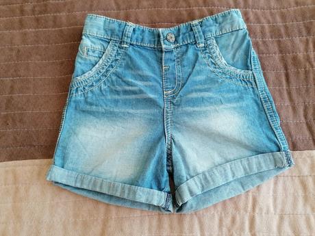 Rifľové šortky v. 98/104, f&f,98