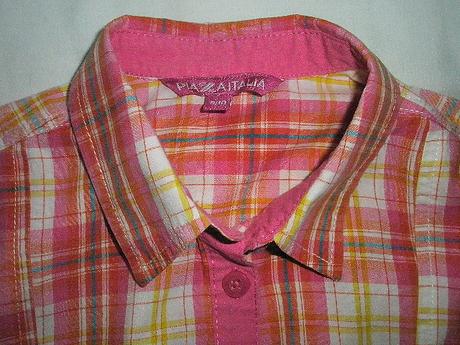 Károvaná košeľa zn. piazza italia veľ. 140, piazza italia,140