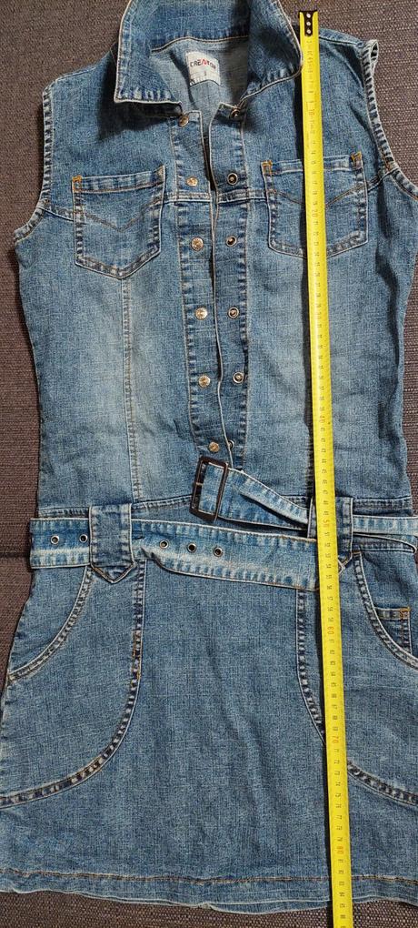 Riflové šaty v.s, s