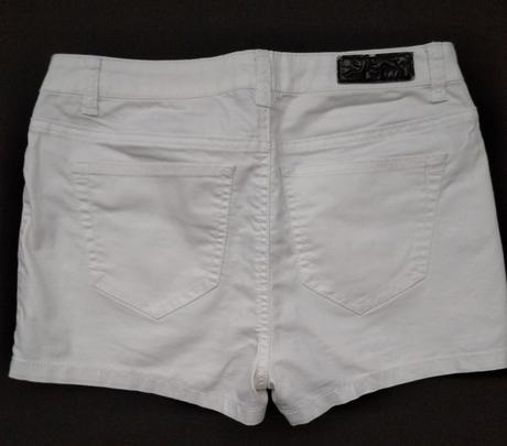 Biele elastické šortky, vero moda,36