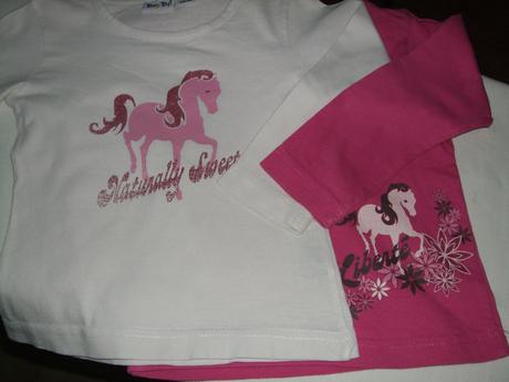 Súprava 2 tričiek s motívom koníka, quelle,98