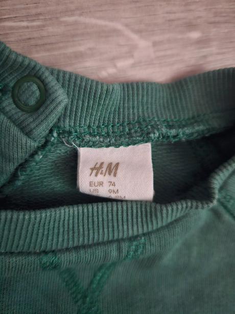 Mikinka h&m zelená 68, h&m,68