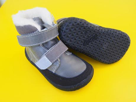Detské zimné topánky jonap falco šedé barefoot, jonap,22 - 30