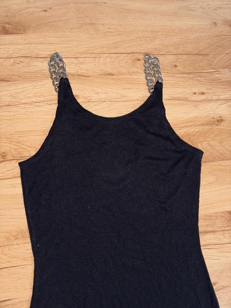 Rebrovane šaty s retiazkou s/m, m / s