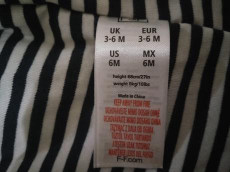 Bundička pre chlapčeka 3-6mesiacov, f&f,68