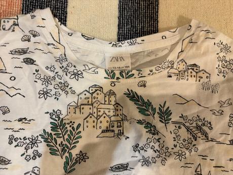 Oversize tricko, zara,164