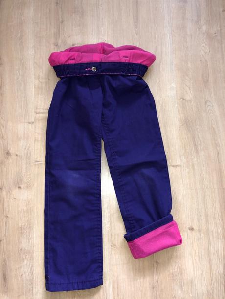 Zateplené nohavice + tričko, lupilu,116