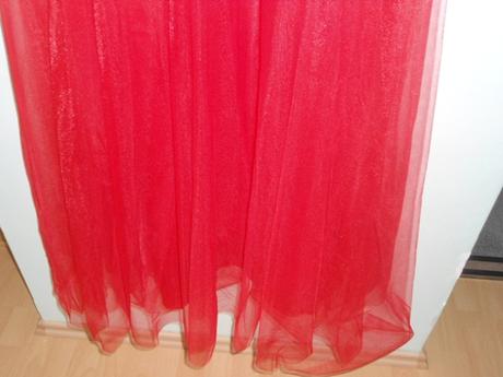 Červené večerné dlhé šaty, bonprix,38