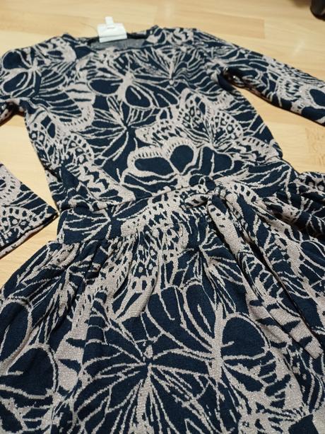 Teplé trblietavé šaty 110/116, pompdelux,110