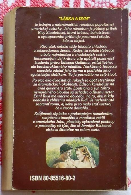 Láska a dym, jennifer blake,