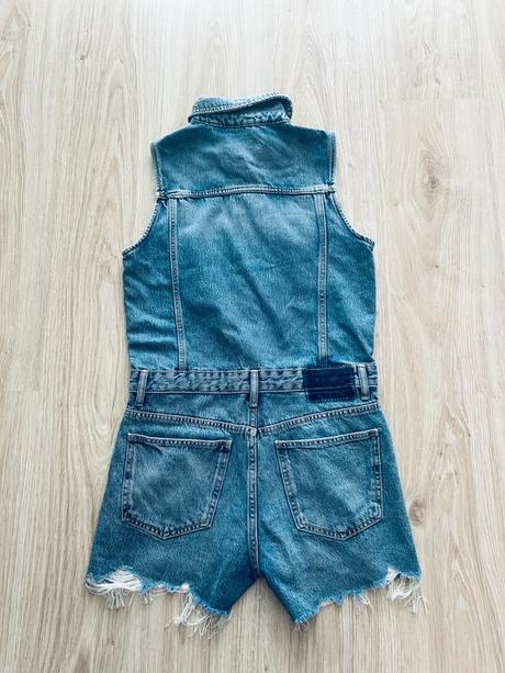 Štýlový džínsový overal značky zara, pc 42 eur, zara,m / s