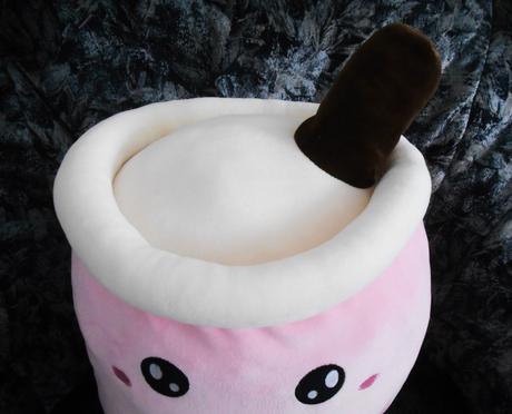 Plyšák/vankúšik bubble tea jahody,