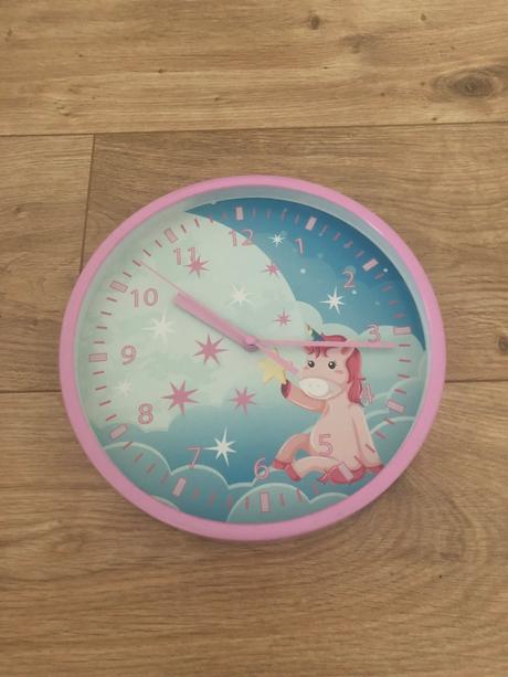 Detské hodiny jednorožec,