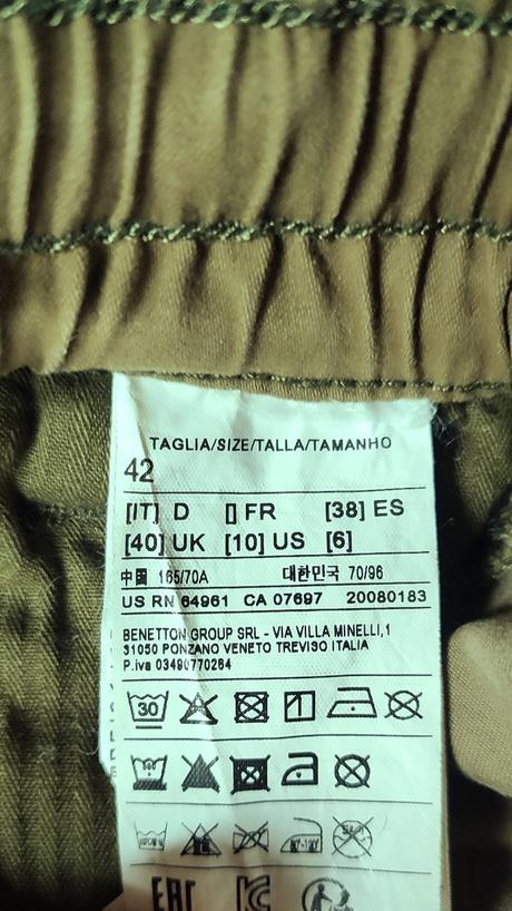 Nohavice s patentom, sisley,l