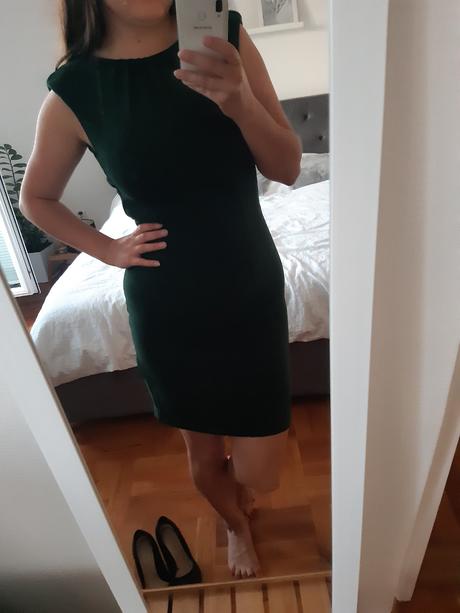 Saty smaragdovo zelene, h&m,xs