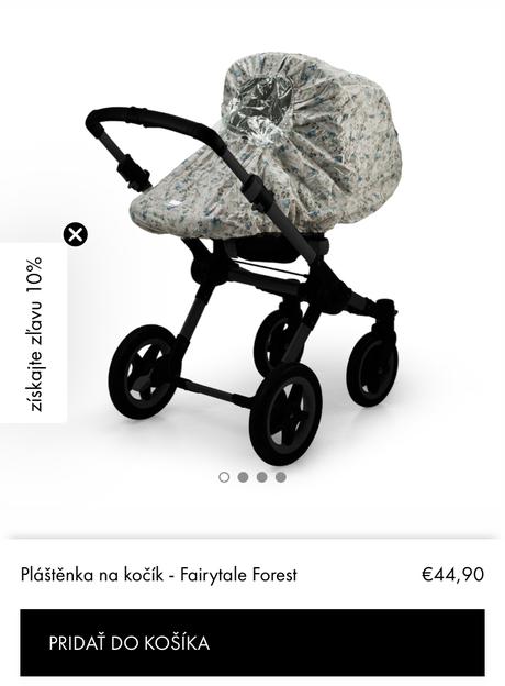 Pláštenka na kočík zn. elodie details, elodie details