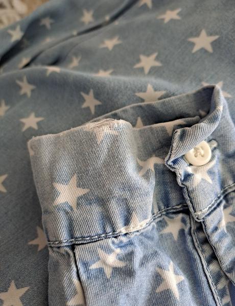 Riflová košielka h&m, h&m,140