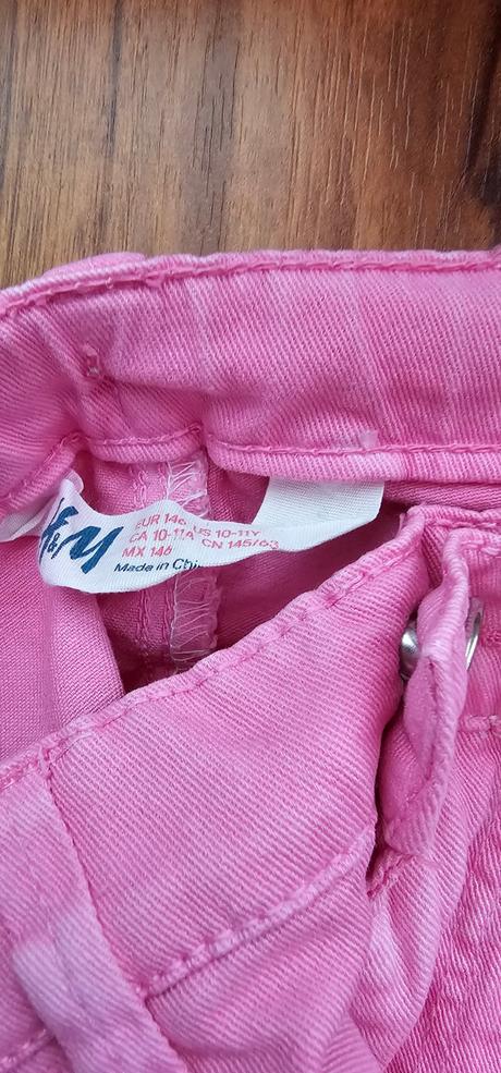 Nohavice pre dievčatko veľ. 140-146, super stav, h&m,140
