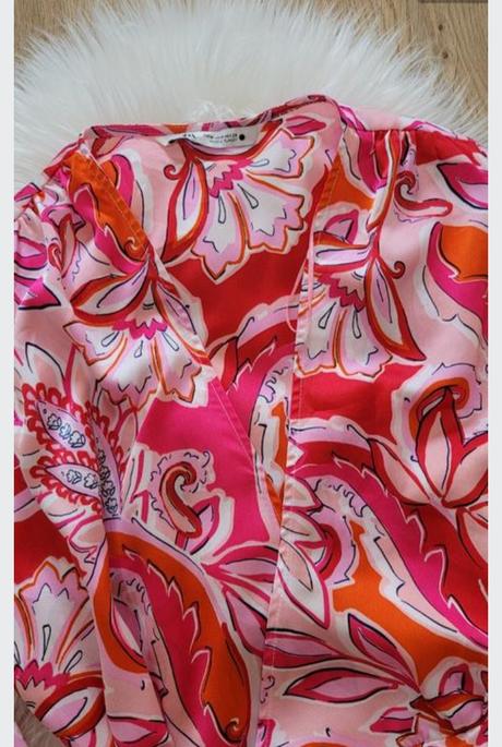 Satenové šaty zara, zara,m