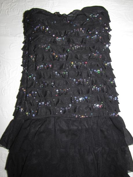 Šaty s trblietkami, xs