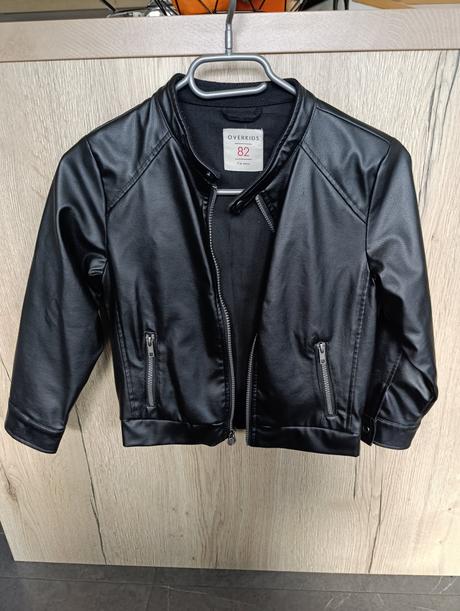 Koženková bunda podšitá látkou, 122