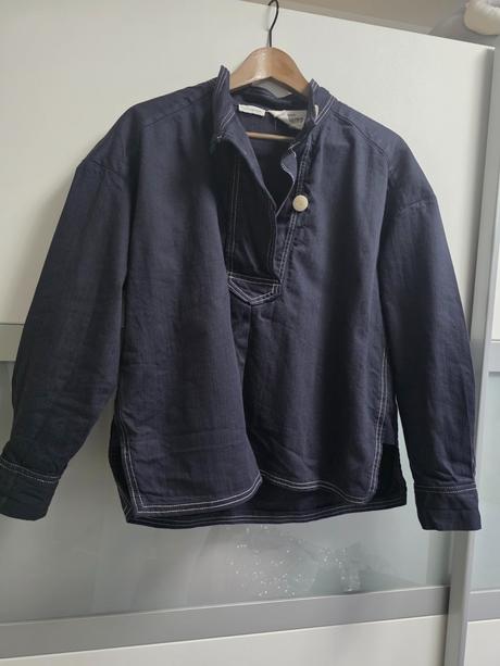 Oversize bundicka na chladnejšie letné dni, mango