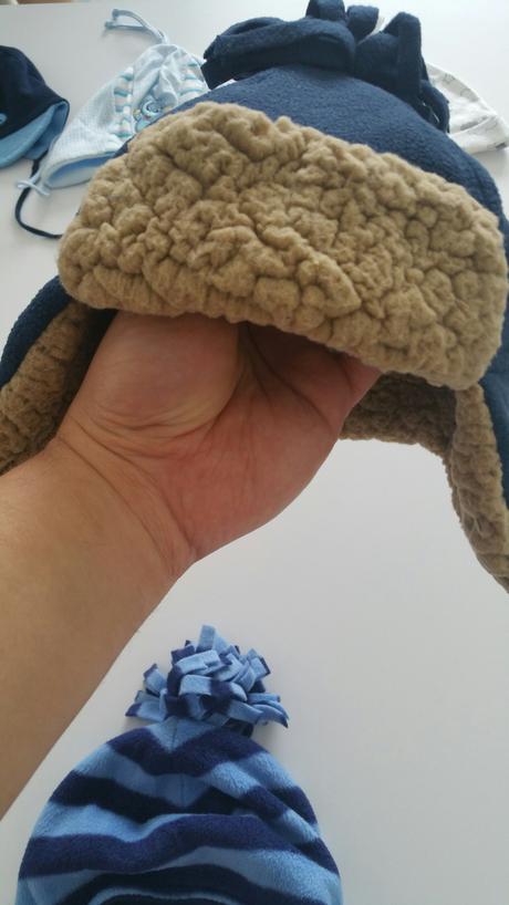 Zimne ciapky plus rukavicky 3-6 mesiacov, tu,68