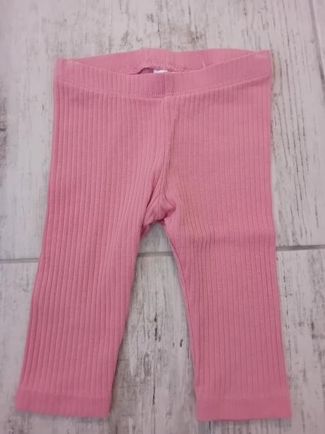 Rebrovane leginy pre dievčatko, h&m,68