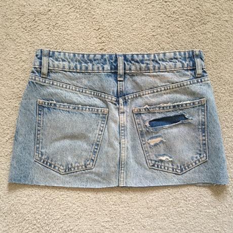 Zara mini denimová sukňa, zara,xs