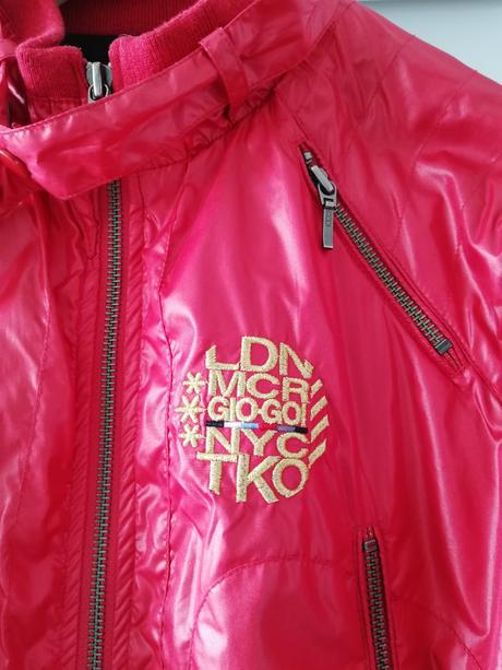 Červena dámska bunda gio goi, l