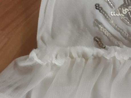 Biele šaty 134, 134